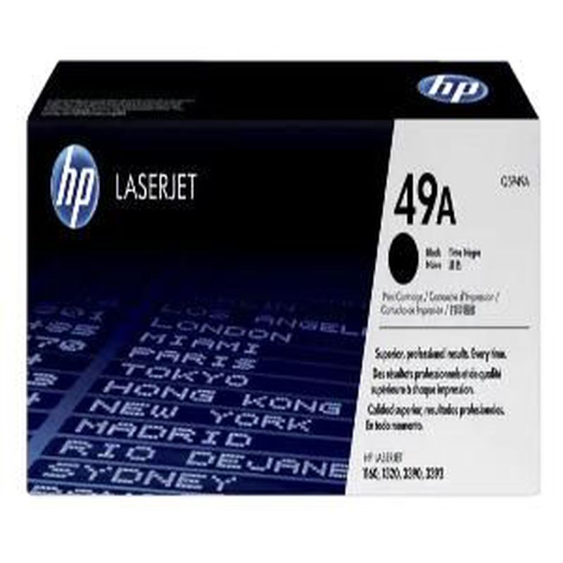 HP 49A BLACK ORIGINAL LASERJET TONER CARTRIDGE