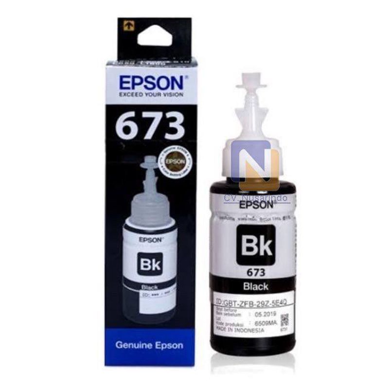 Tinta Printer Epson 673 Black Original