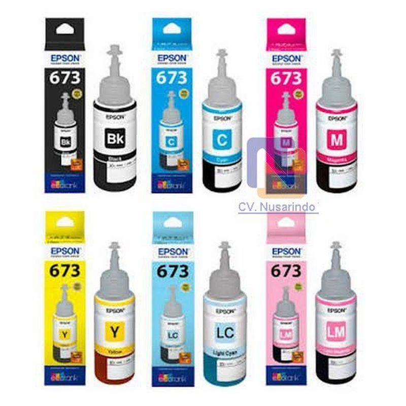 Tinta Printer 673 Colour Set Original