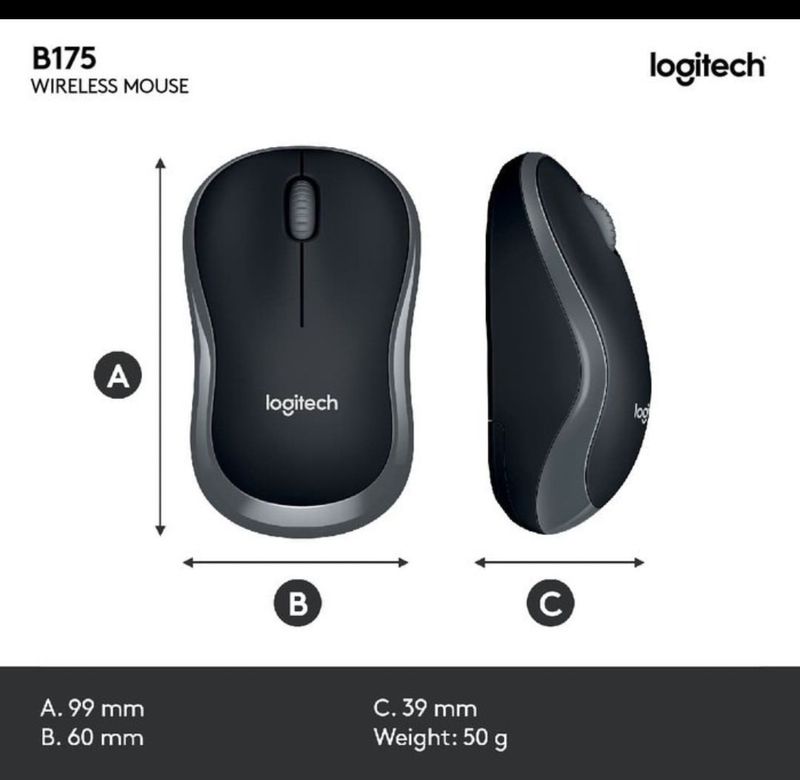 Mouse Logitech wireless B175