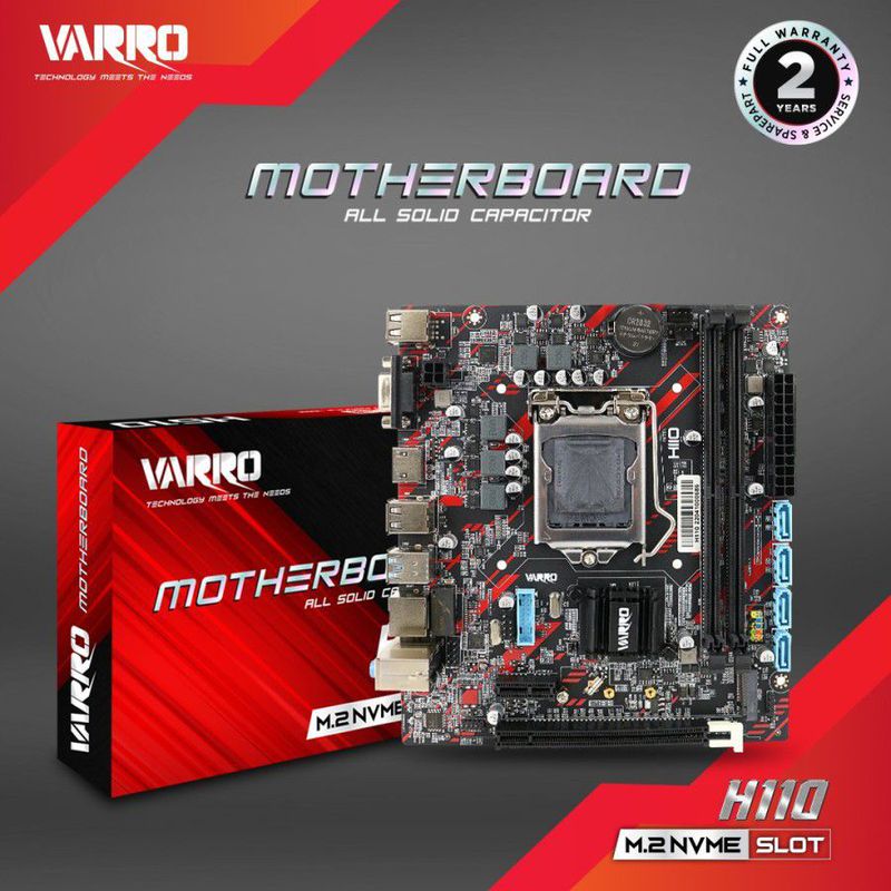 MOTHERBOARD VARRO H110 NVME SOCKET 1151