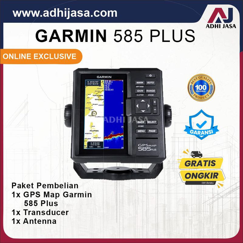 GARMIN 585 plus GPSMAP Transducer