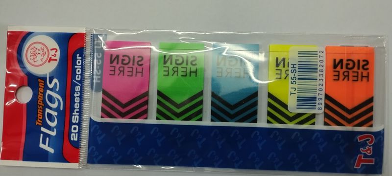 STICK NOTE FLAGS PLASTIK