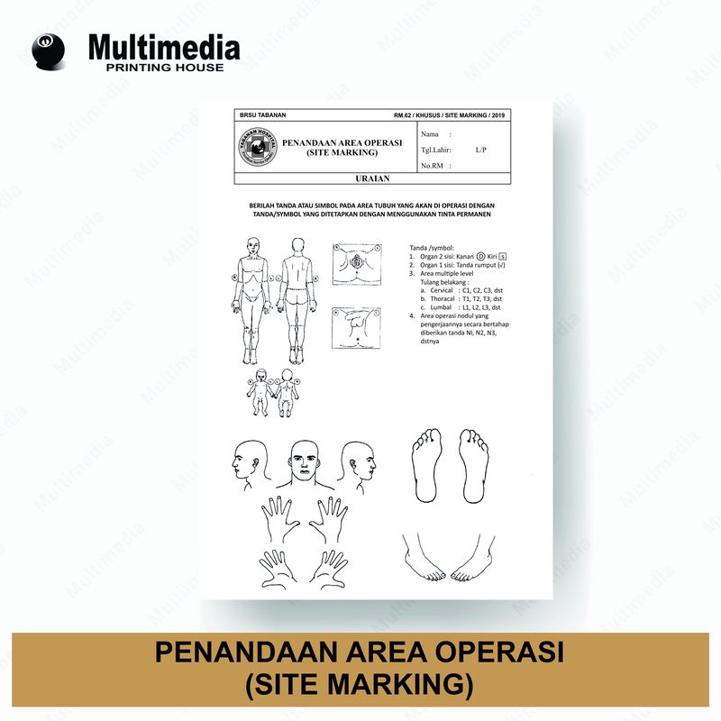 Blangko Penandaan Area Operasi ( Site Marking)