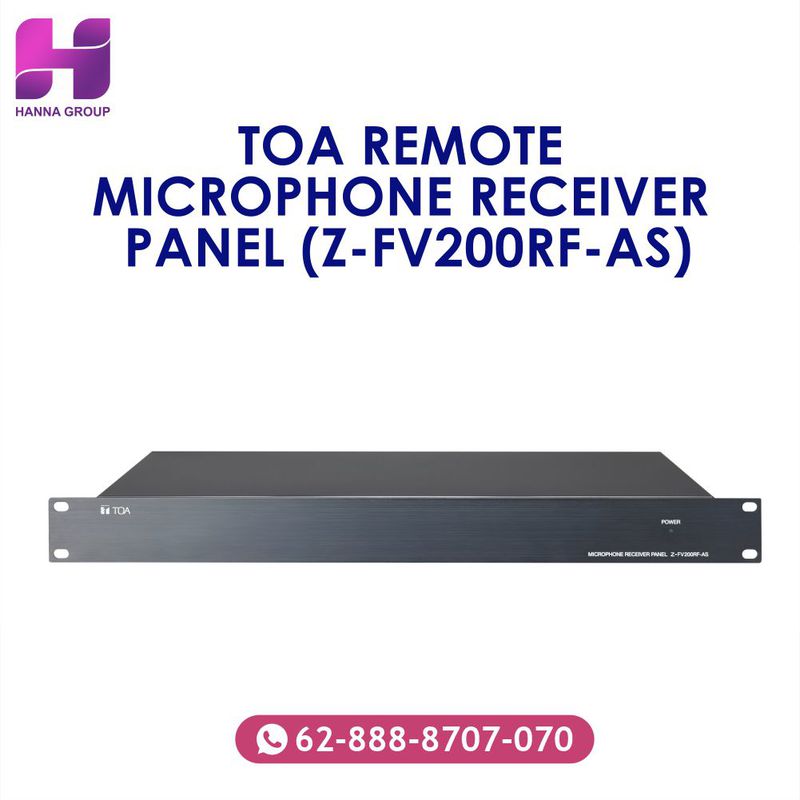 TOA REMOTE MICROPHONE RECEIVER PANEL (Z-FV200RF-AS)
