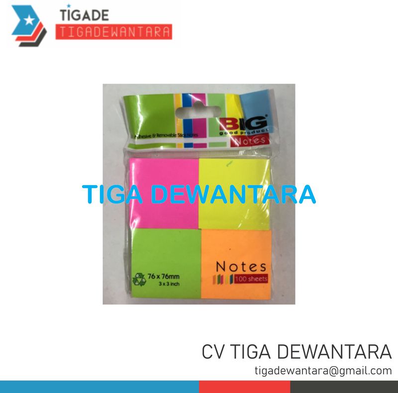 Stick note 4 warna 76x76