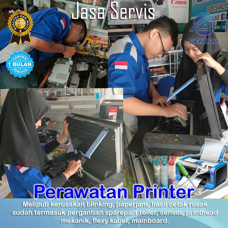 Perawatan Perbaikan Printer Inkjet 6020