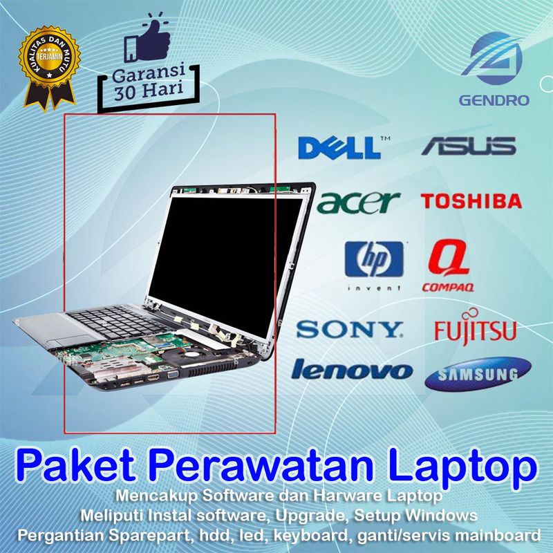 Perbaikan dan Perawatan Laptop/ Komputer - Sedang