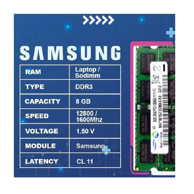 Memory RAM PC DDR3 4GB PC-10600 - 10600 SAMSUNG