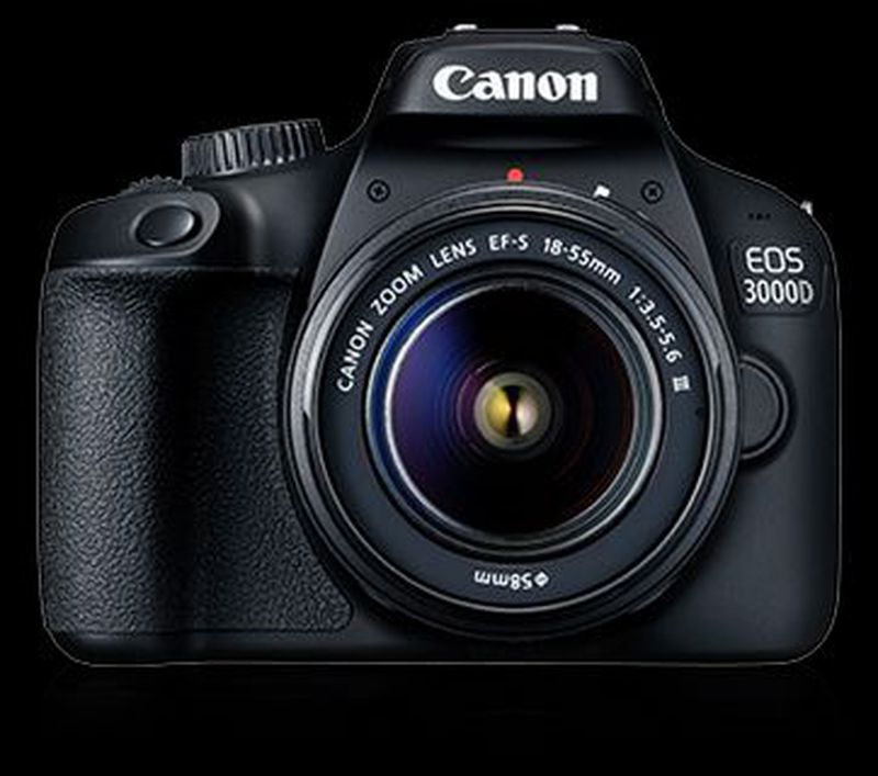 CANON EOS 3000D DSLR CAMERA WITH 1855MM LENS