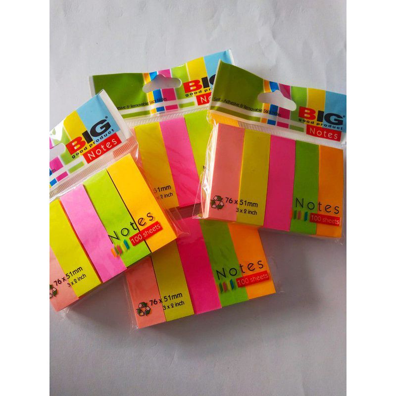 Stick Note Big X Set Warna