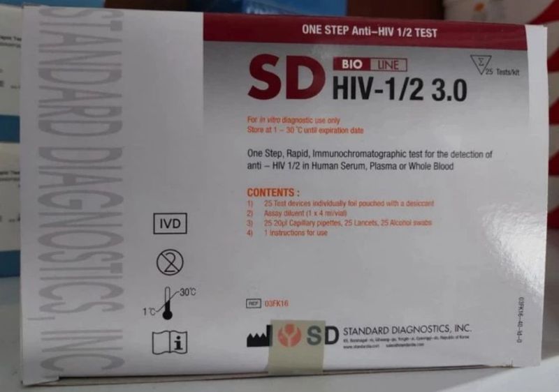 Test HIV SD Bioline 1/2 Cassette kit