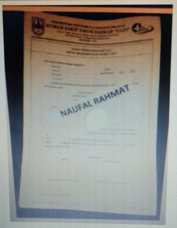 Surat Pernyataan Setuju untuk menghentikan Rawat Inap / APS (per-buku)