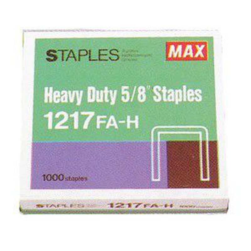 MAX Staples Heavy Duty 5/8 1217 FA-H Small Box