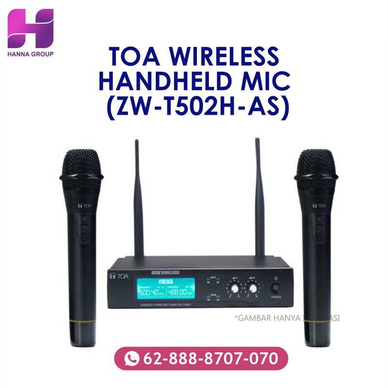 TOA WIRELESS HANDHELD MIC (ZWT502HAS)
