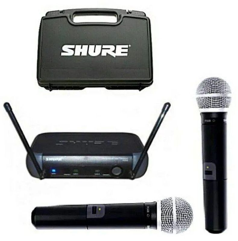 SHURE PGX 242 Mic Wireless (1 Paket isi 2 mic )