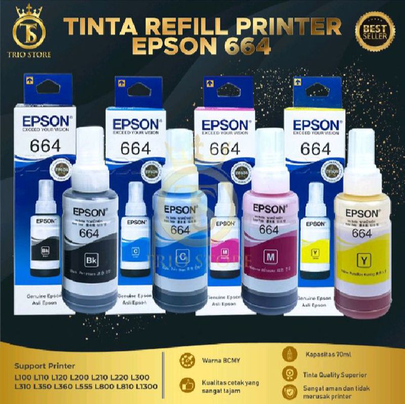 Refil Tinta Epson 664 0937