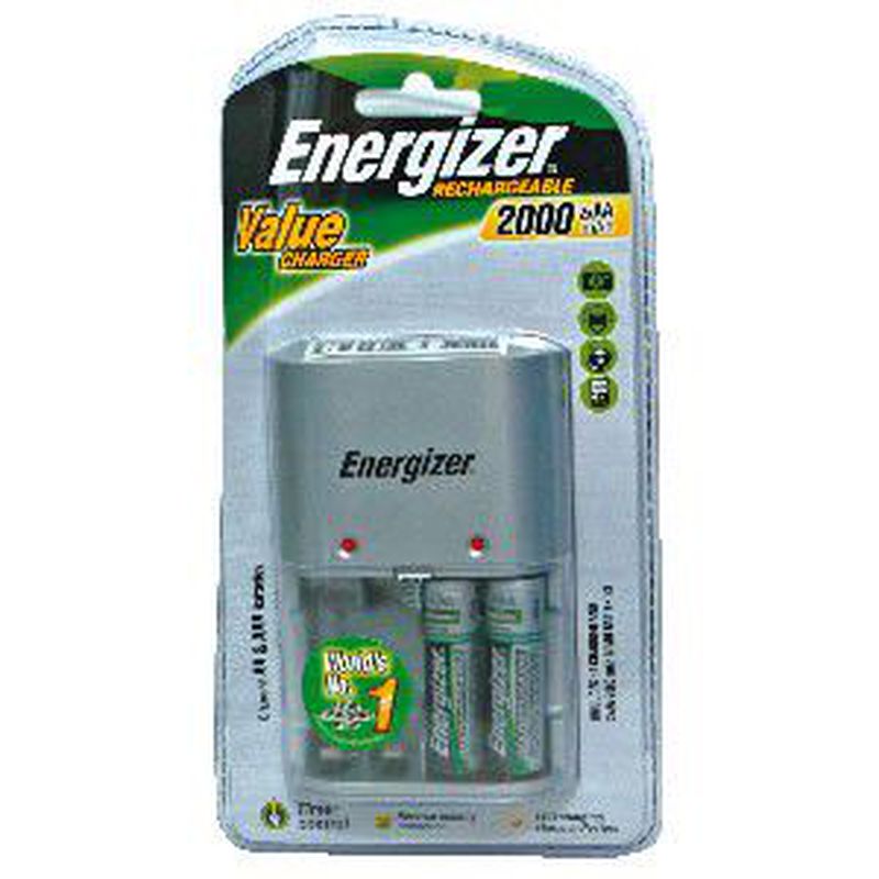 ENERGIZER Battery Charger For Size AA/AAA + 2 Battery AA CHVC