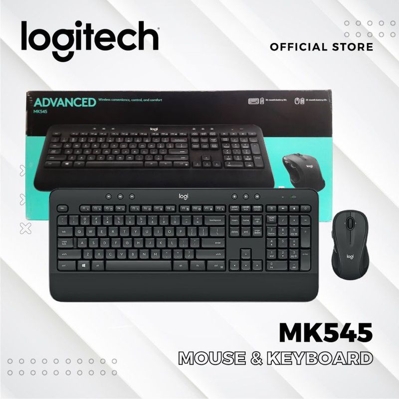 Logitech MK545 / MK 545 Advanced Wireless Keyboard Mouse Combo