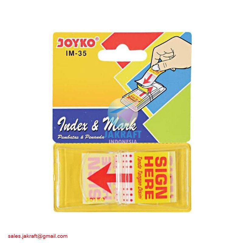 Post it sign here joyko