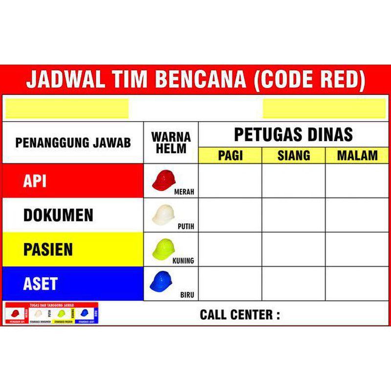 Papan Code Red   Bencana