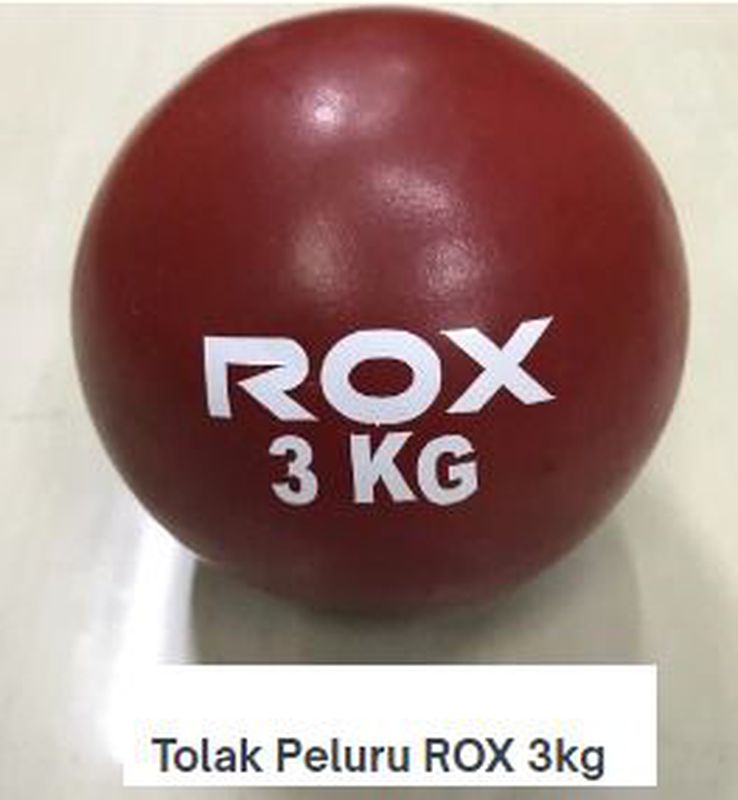 Tolak Peluru Rox 3 Kg Bahan Full Besi