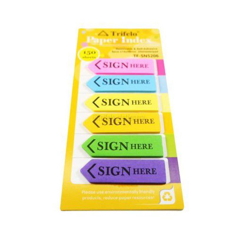 Pembatas Tanda Tangan Kertas