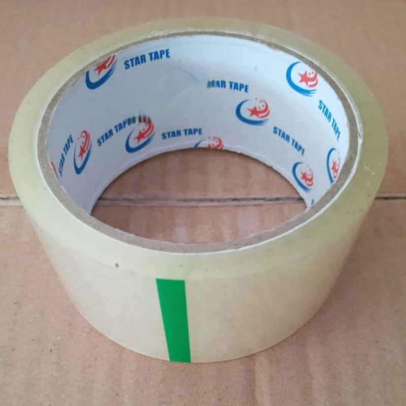Lakban STARTAPE Bening Coklat 2inch 45mm 50yard