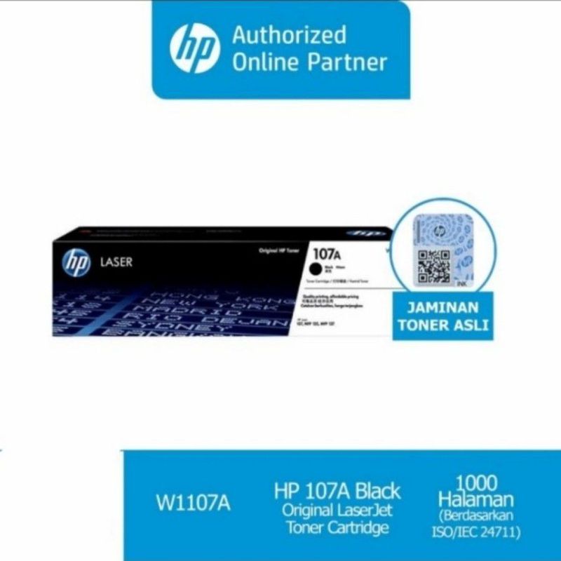 TONER HP LASERJET 107A BLACK CARTRIDGE