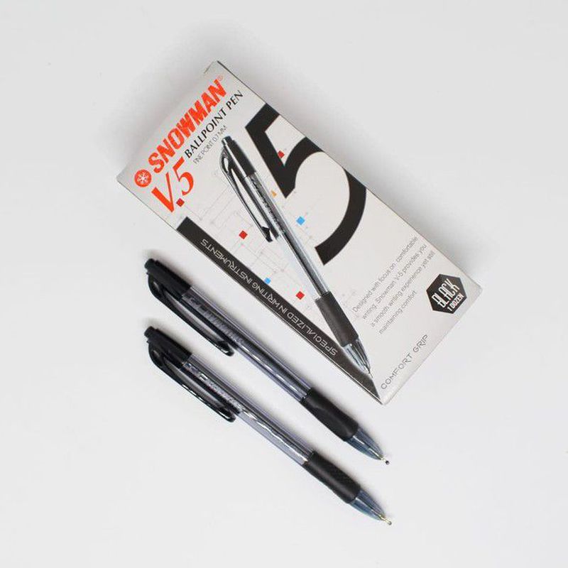 Pen Snowman V5 Pulpen Snowman V5 Pena Balpoint Pen Cetek Cetak