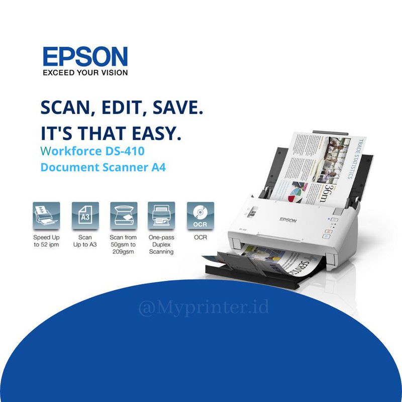 Scanner Epson Ds 410 4764