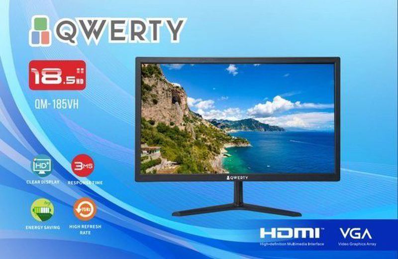 MONITOR LED QWERTY 19 INCH HDMI + VGA