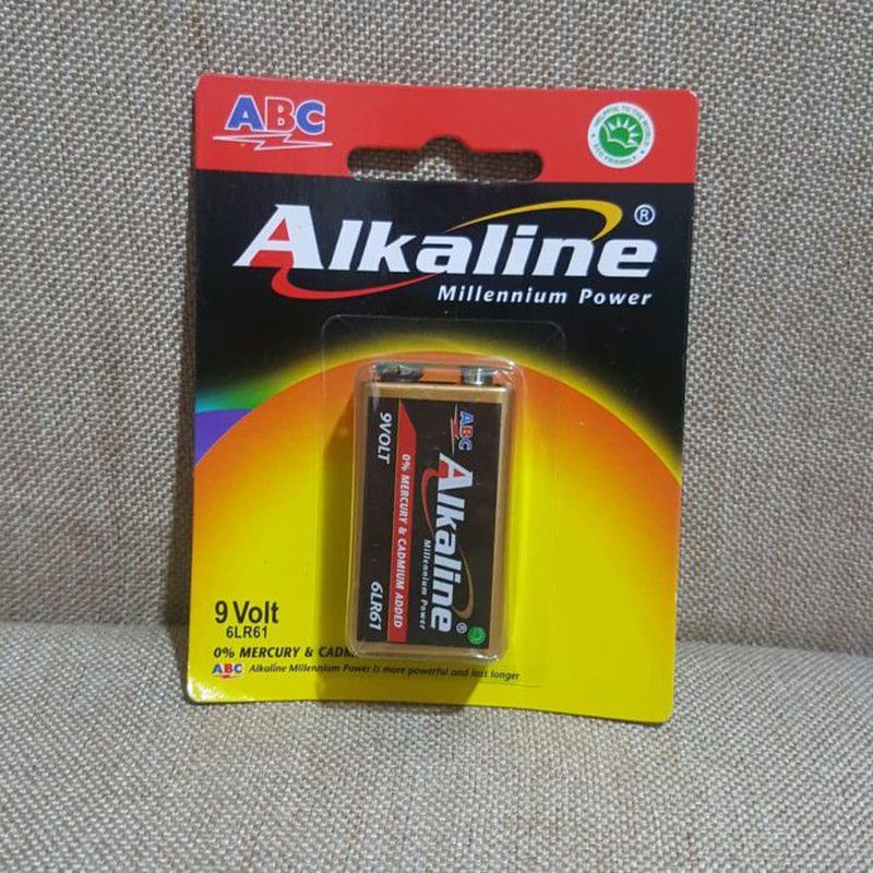 Baterai Kotak Abc Alkaline Volt