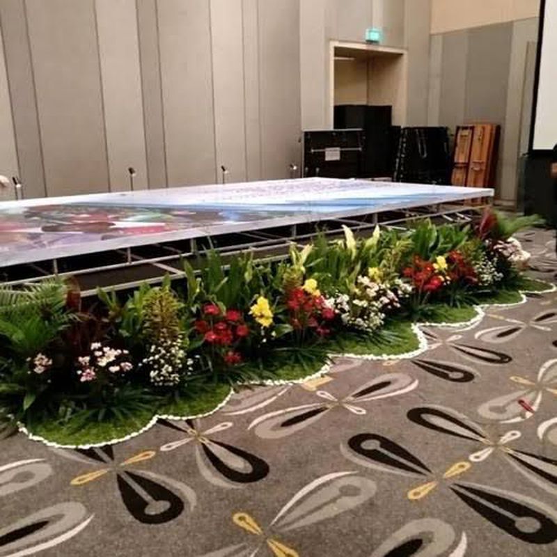 Dekorasi panggung/ mini garden