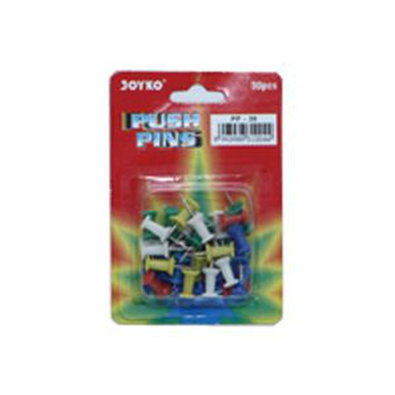 JOYKO Push Pins PP-30 Assorted Color