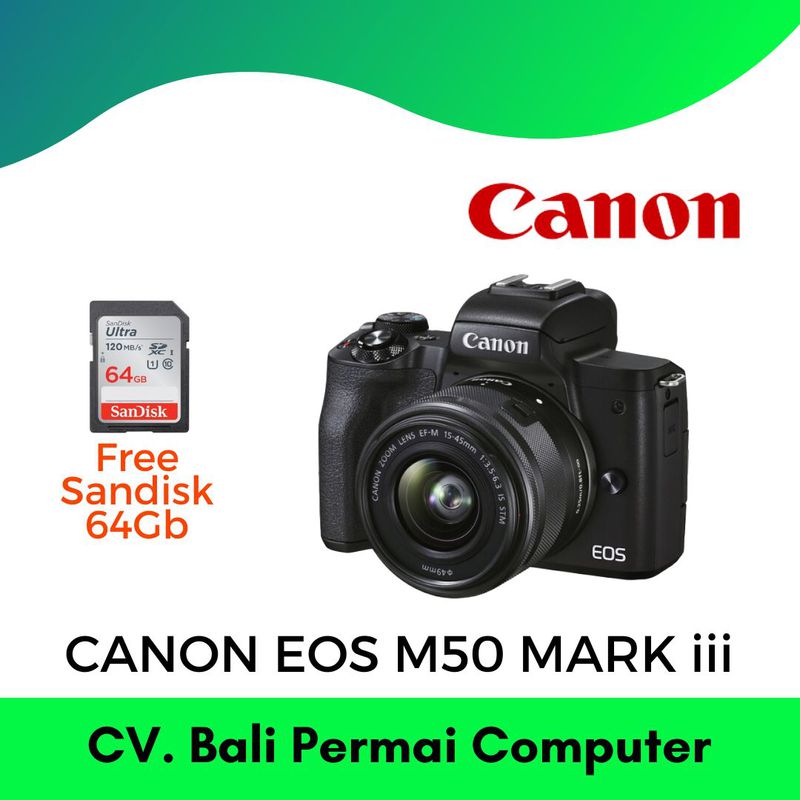 CANON EOS M50 MARK ii (free memory card 64gb)