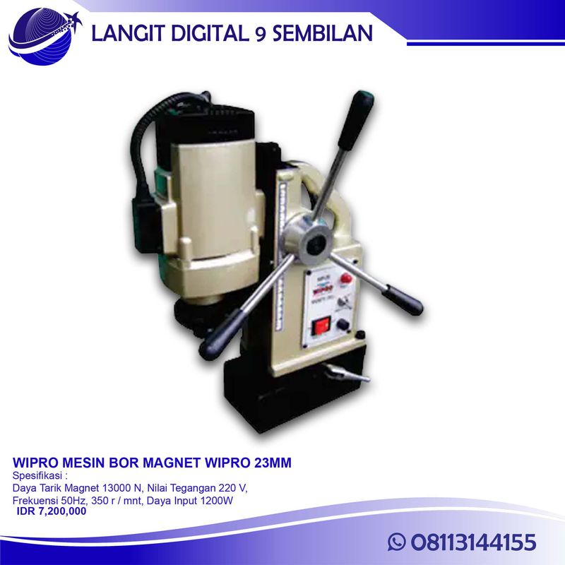 WIPRO MESIN BOR MAGNET 23MM