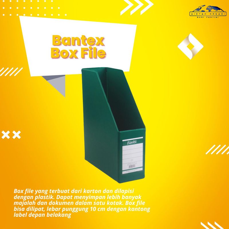 Bantex box file hijau