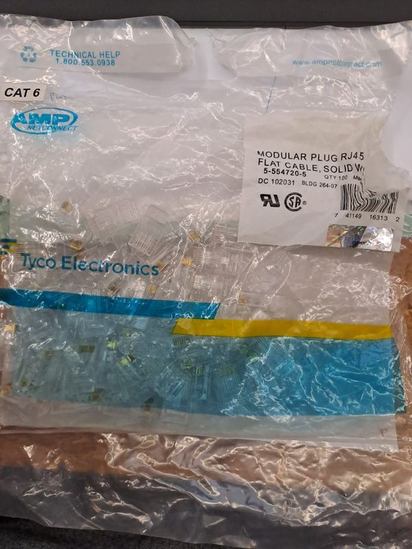CONNECTOR RJ45 CAT 6
