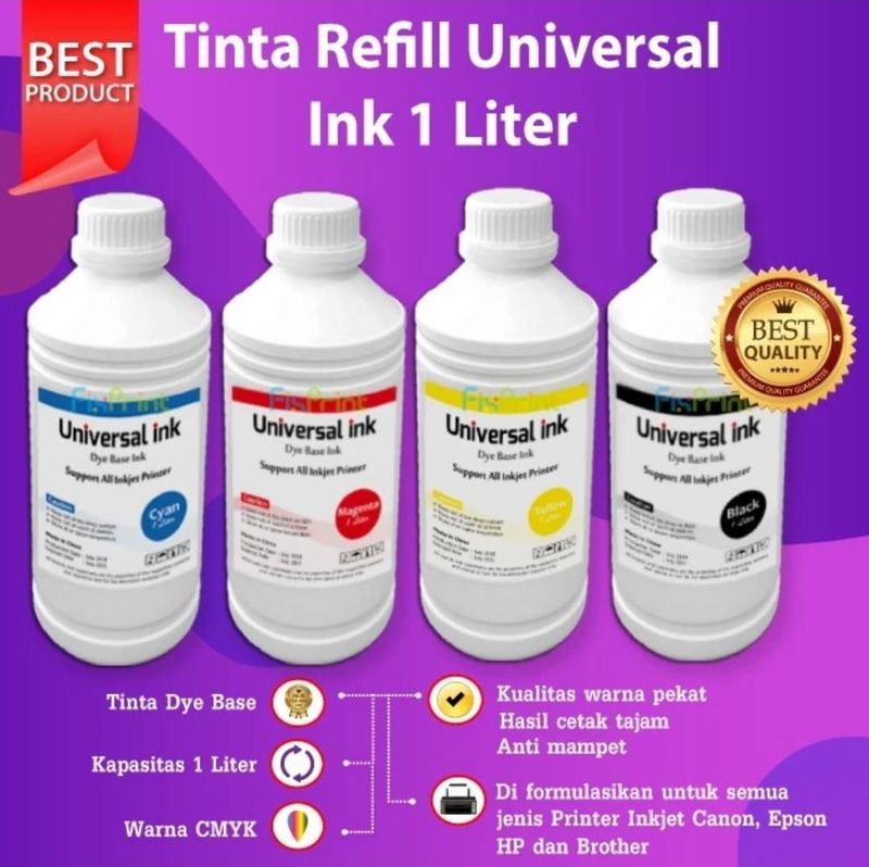 Tinta Refill universal Ink 1 liter
