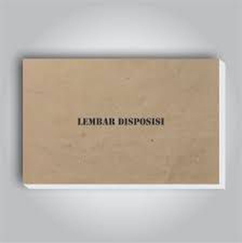 LEMBARAN DISPOSISI