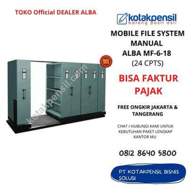 Mobile File System Manual ALBA MF 6 18 (24 cpts) Roll O Pack