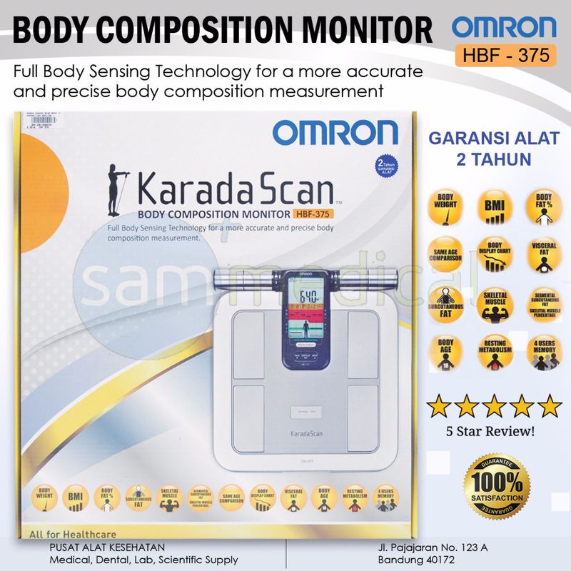 Omron Karada Scan Body Composition Monitor / Timbangan Badan Digital