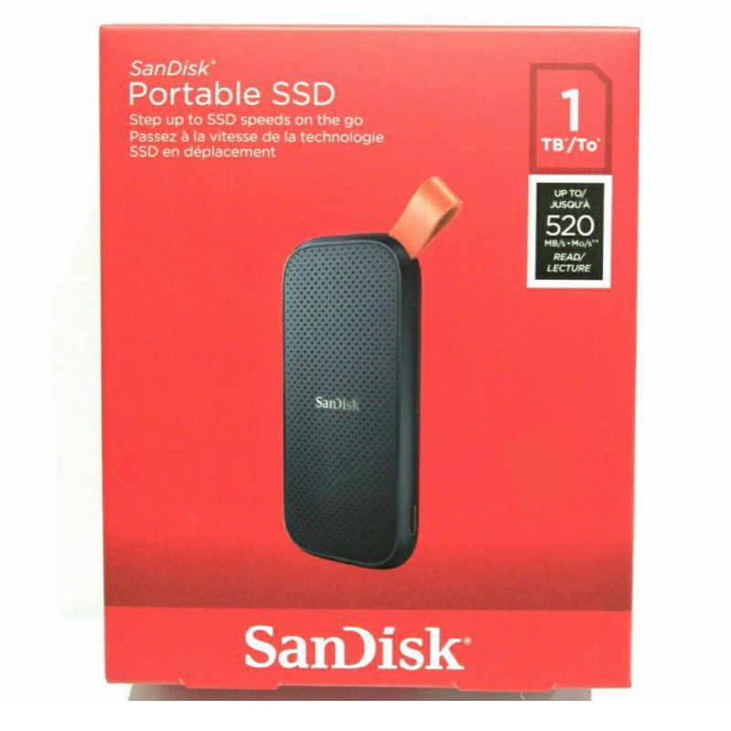 SSD Portable SanDisk Extreme 500 240 Go - Vitesse Lecture Jusqu'à 415 Mo/s - Résistant Aux Chocs, Chiffrement
