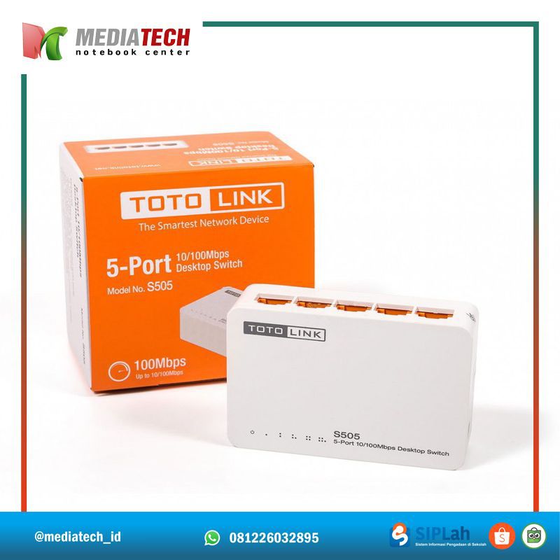 SWITCH HUB TOTOLINK 5 PORT GIGABIT