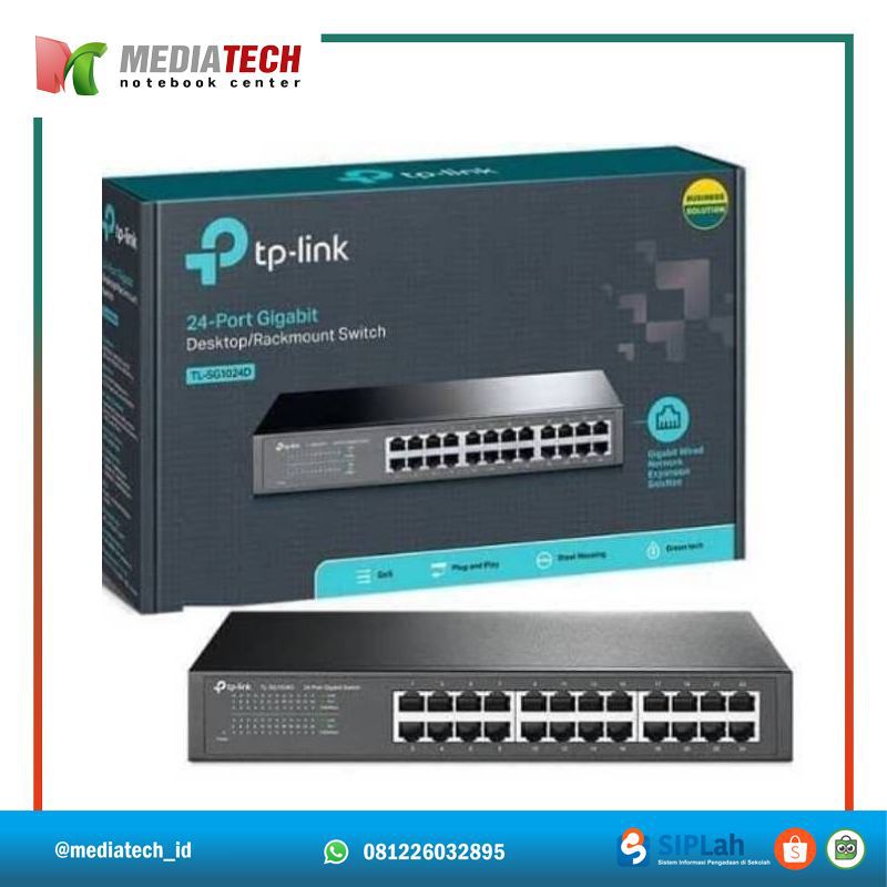 SWITCH HUB TP LINK 24 PORT GIGABIT DESKTOP