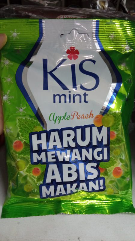 Permen Kiss Mint Apple Peach 1888