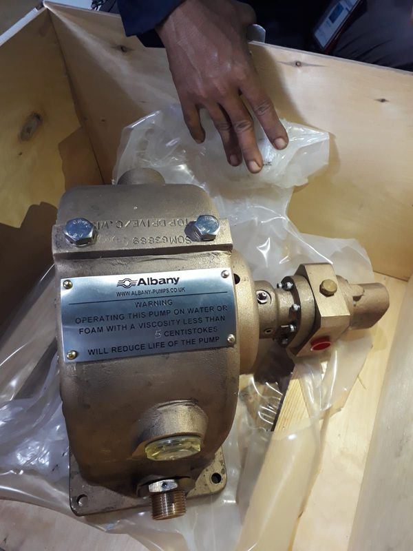 PUMP; PELTON POWERED GEAR PUMP ASSEMBLY; ALBANY AP4; GEAP04017/767