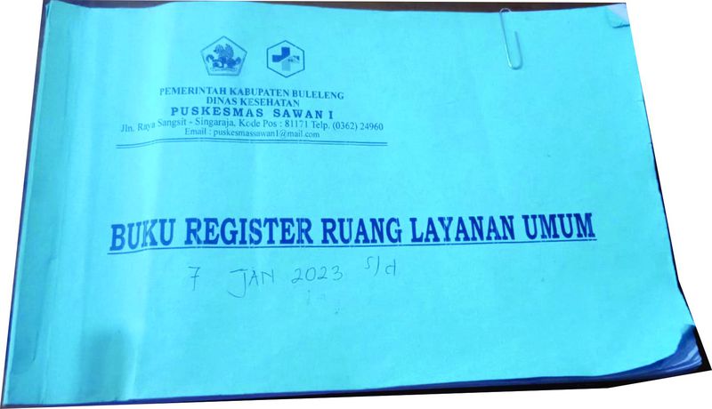 BUKU REGISTER RUANG LAYANAN UMUM