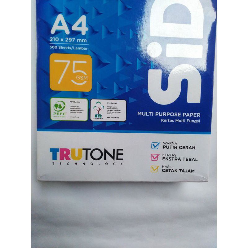 KERTAS HVS (SIDU) 75 Gr A4